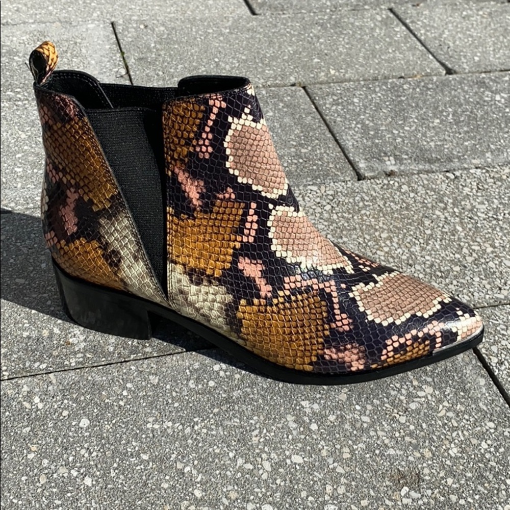 Faux snake booties - Picture 3 of 5